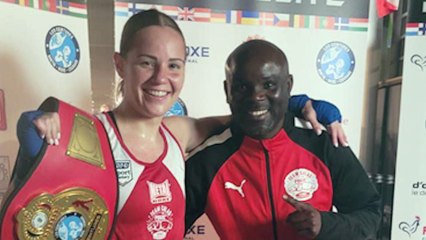 Interview maritima: la boxeuse d'Istres Caroline Cruveillier remporte la ceinture Montana