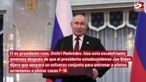 Dmitri Medvédev acusa a Occidente de aumentar el riesgo de un 'apocalipsis nuclear'