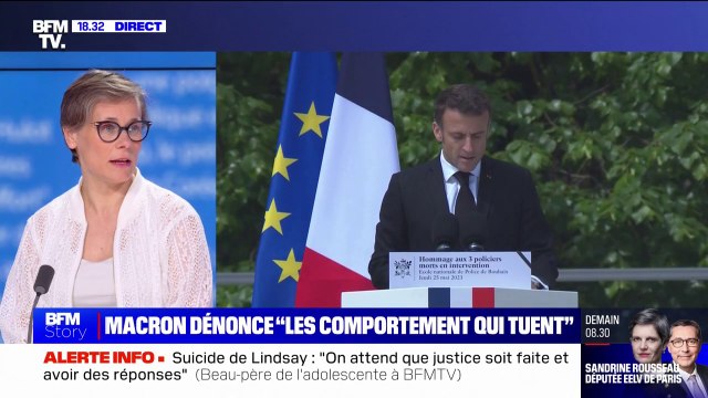 Cette violence est due à une société ultralibérale , Sophie Taillé-Polian (EELV) réagit aux propos d'Emmanuel Macron sur les comportements qui tuent