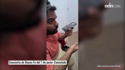 Concierto de Buena Fe del 1 de junio: Cancelado