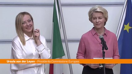von der Leyen in Emilia Romagna "L'Europa è con voi"