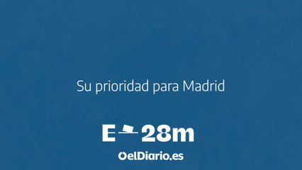 PRIORIDAD PARA MADRID: Propuestas de los candidatos a la alcaldía de Madrid