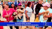 Comas: vecinos saludan inauguración de primera veterinaria solidaria