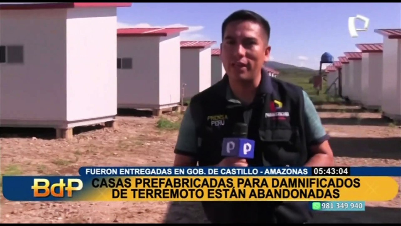 Amazonas: damnificados abandonan casas prefabricadas por no contar con servicios básicos