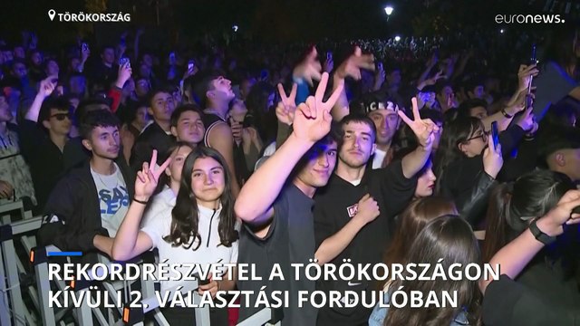 Rekordrészvétel a török elnökválasztás második fordulóján Törökországon kívül