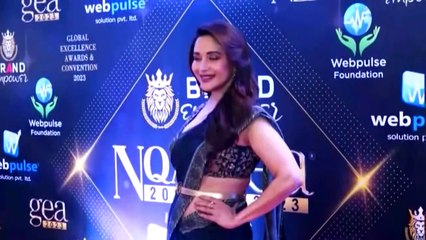 Madhuri Dixit Nene at the Red Carpet of Global Excellence Award 2023