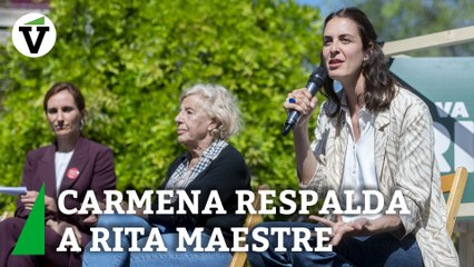 Carmena apoya a Rita Maestre porque "es quién conoce bien el Ayuntamiento"