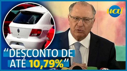 Governo anuncia desconto em carros populares