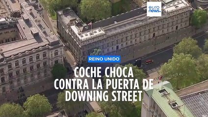 Londres | Un hombre es detenido tras chocar su coche contra las puertas de Downing Street