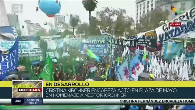 Cristina Fernández: Les dejamos un país mejor al que habíamos recibido