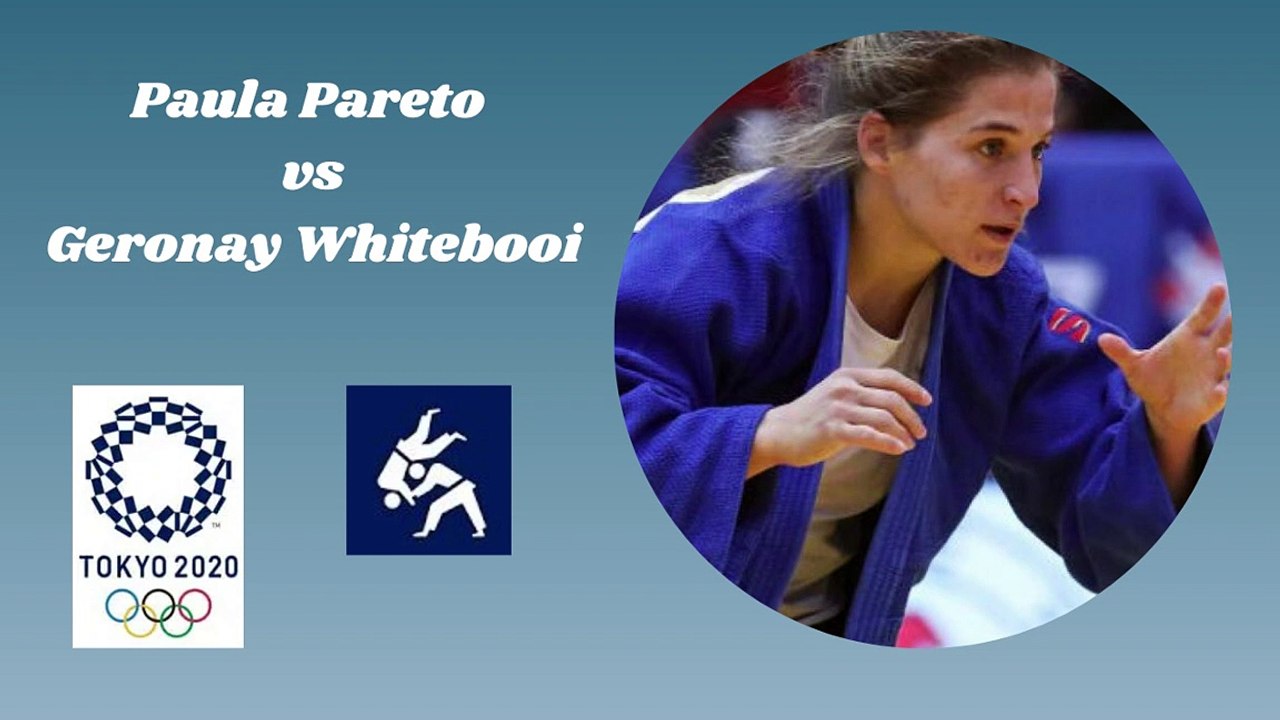 Paula Pareto (ARG) vs Geronay Whitebooi (SUD) / Judo -48kg / Tokio 2020