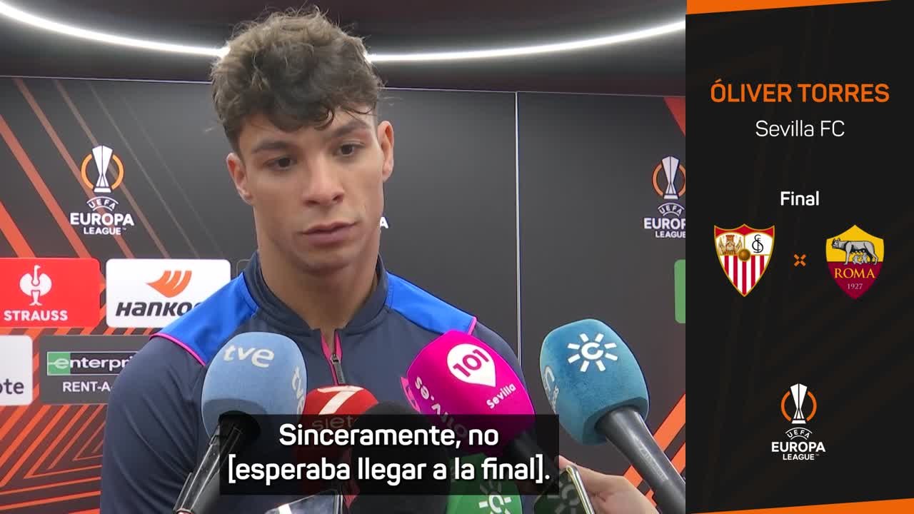 Óliver Torres: "El punto de inflexión fue el 2-2 contra el Manchester"