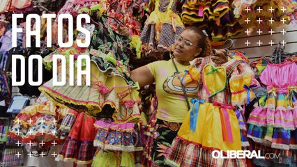 Consumidores de Belém começam a movimentar comércio em busca de roupas juninas