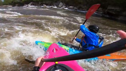 Experienced Kayaker Takes a Spin in Whirlpool