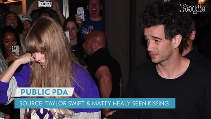 Download Video: Taylor Swift and Matty Healy Kiss During Night Out with Friends in N.Y.C. (Exclusive)