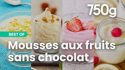 Les 4 meilleures mousses aux fruits de Chef Damien - 750g