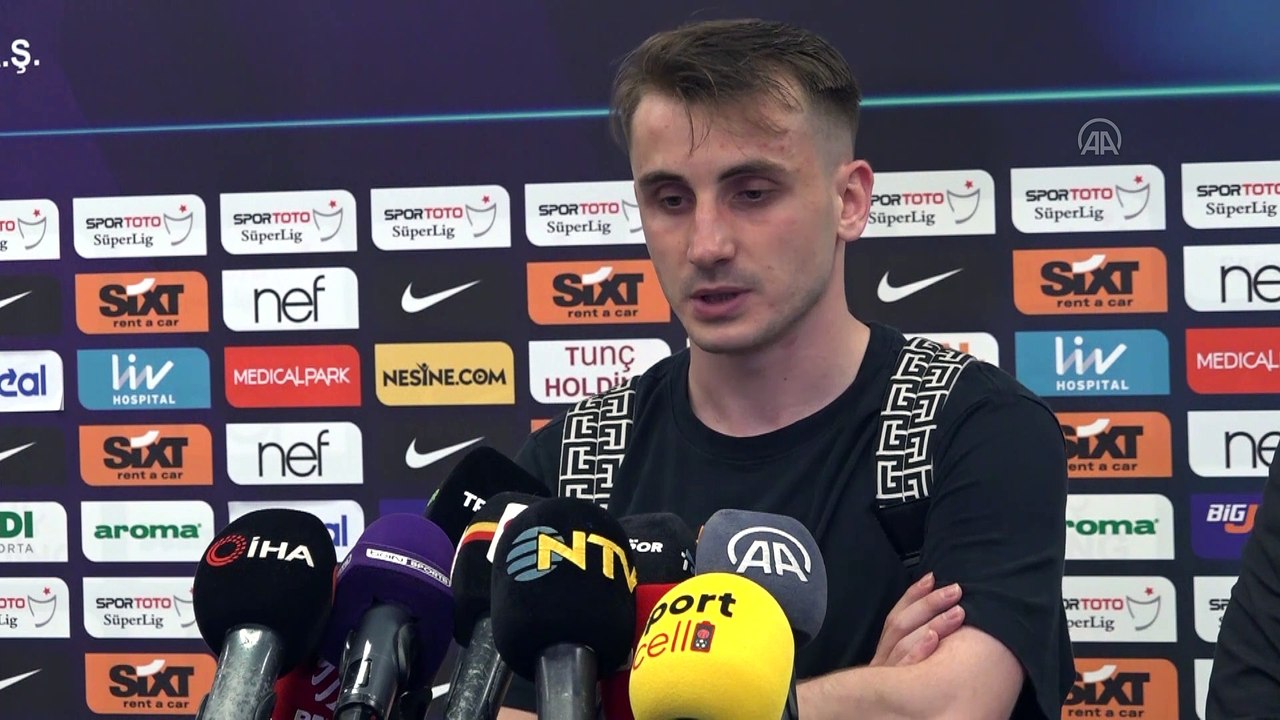 İSTANBUL - Galatasaray-Demir Grup Sivasspor maçının ardından - Kerem Aktürkoğlu