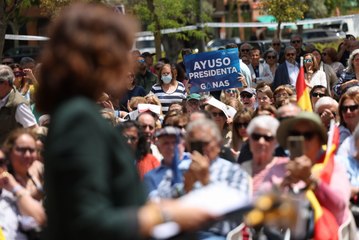 Ayuso pide votar masivamente para impedir trampas