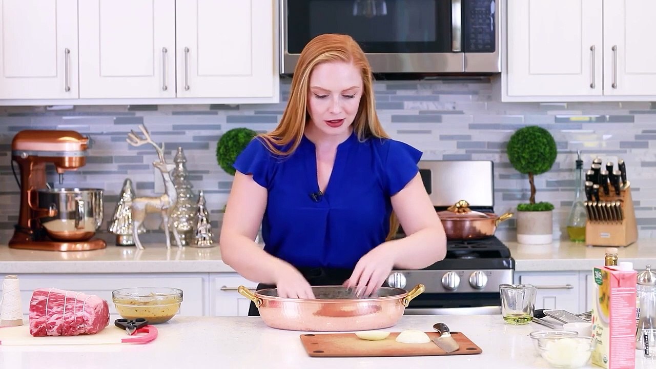 Easy Garlic & Herb Ribeye Roast Beef Recipe Perfect for holidays