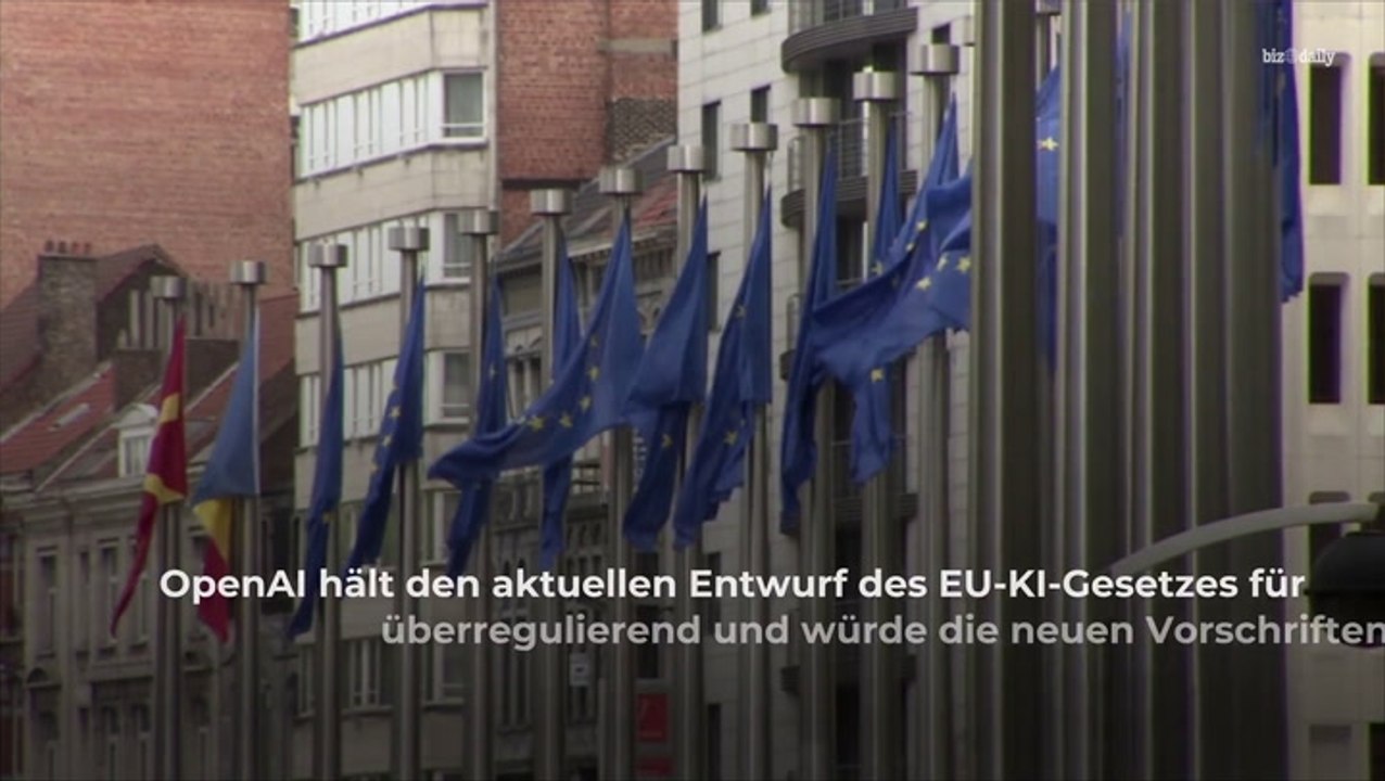 Verbietet neues Gesetz Open AI in der EU?