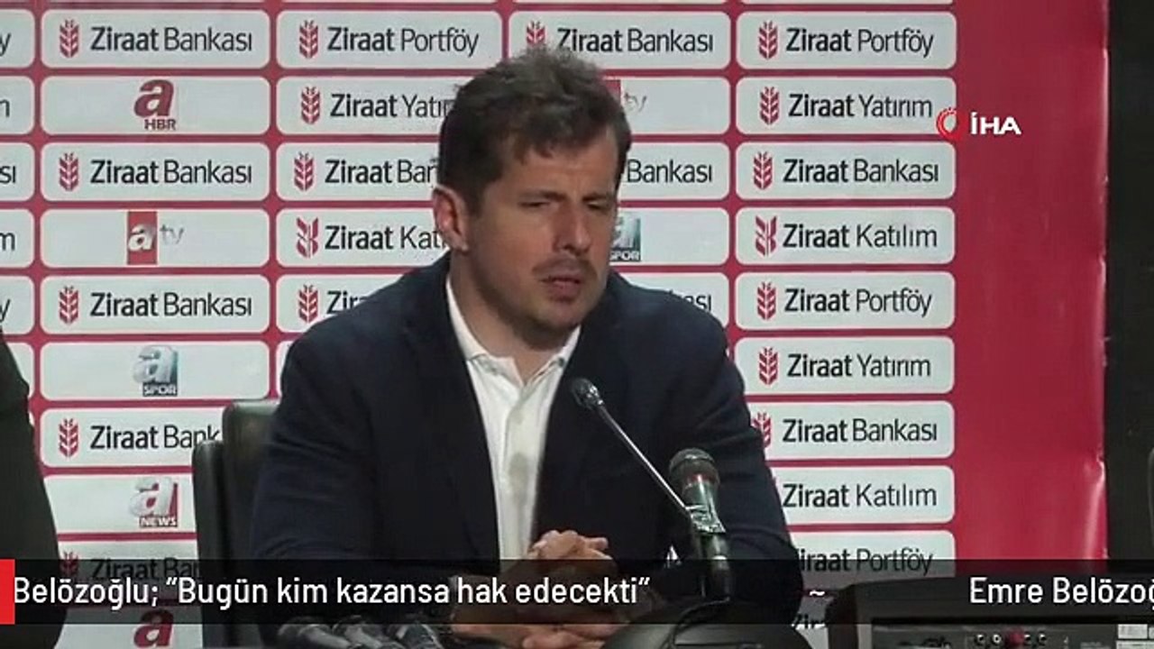 Emre Belözoğlu: "Bugün kim kazansa hak edecekti"