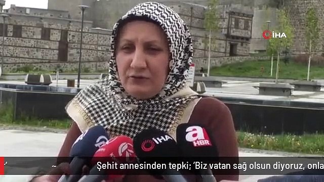 Şehit annesinden tepki: 'Biz vatan sağ olsun diyoruz, onlar Öcalan'a, Selahattin'e özgürlük diyorlar'
