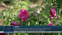 Poblado sirio de Al-Marah acoge el Festival de la Cosecha de la Rosa de Damasco