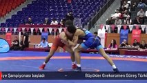 Büyükler Grekoromen Güreş Türkiye Şampiyonası başladı