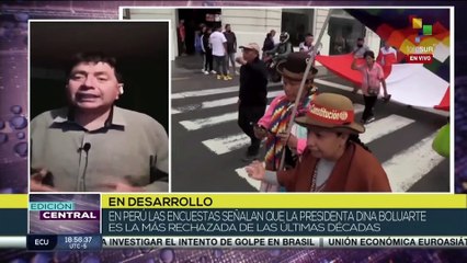 Télécharger la video: Perú: Encuestas señalan que la presidenta Dina Boluarte es la más rechazada de las últimas décadas