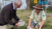 Tim the Yowie Man discovers Limestone outcrops in Canberra