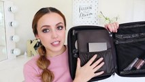 Whats In My Travel Makeup Bag   PACK WITH ME! & My Tips!