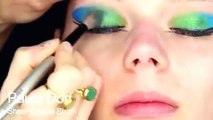 peacock eye makeup   tutorial   stage makeup tips