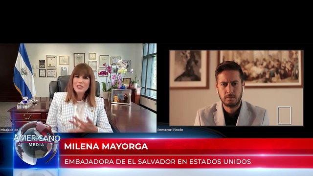 Embajadora de El Salvador Milena Mayorga: Queremos ser socios confiables de EEUU, pero deben respetarnos, no pueden obligarnos a seguir su agenda