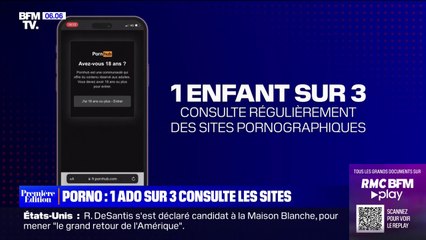 Près d'un enfant sur trois consulte chaque mois un site pornographique