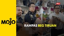 Beg tangan berjenama tiruan bernilai lebih RM800,000 dirampas