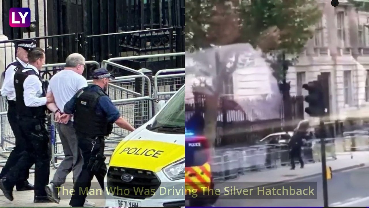 Car Crashes Into Front Gates Of Downing Street In London, Driver Arrested; UK PM Rishi Sunak Evacuated