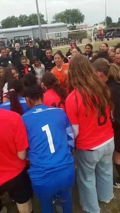 La célébration de fin de tournoi