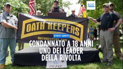 Assalto al Campidoglio, condannato a 18 anni uno dei leader della rivolta