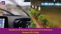 Mumbai Rains: Mumbaikars Wake Up To Pleasant Rainy Morning; Share Pictures And Videos On Social Media To Express Excitement