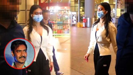 Ajay Devgn's Daughter Nysa Ignores Paparazzi At Airport