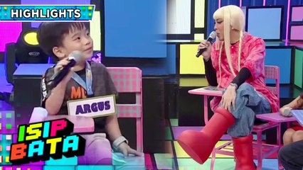 Argus notices Vice wearing big shoes | Isip Bata