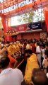 Crowds turn up to receive Jagadguru