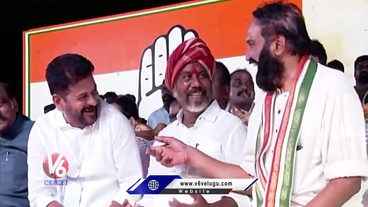 Fan's Started Celebrating While Komati Reddy Venkat Reddy Talking About Revanth Reddy | V6 News