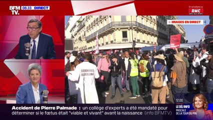"Merci à eux d'être là": Sandrine Rousseau (EELV) apporte son soutien aux manifestants devant l'AG de TotalEnergies