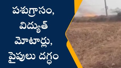 మంథని: పంట పొలాల్లో మంటలు.. భారీగా నష్టం!