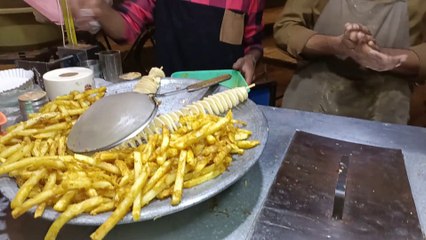 Download Video: Young Man Selling FRENCH FRIES | Hardworking Man | Famous French Fries at Street Food