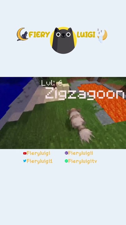 catching a Zigzagoon Pokemon in Minecraft be like #shorts