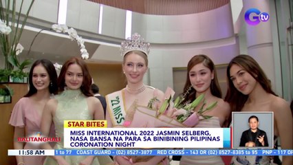 Miss International 2022 Jasmin Selberg, nasa bansa na para sa Binibining Pilipinas... | BT