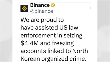 가상화폐 거래소 바이낸스 "美 당국의 北 범죄 관련 440만 달러 압류 지원" / YTN