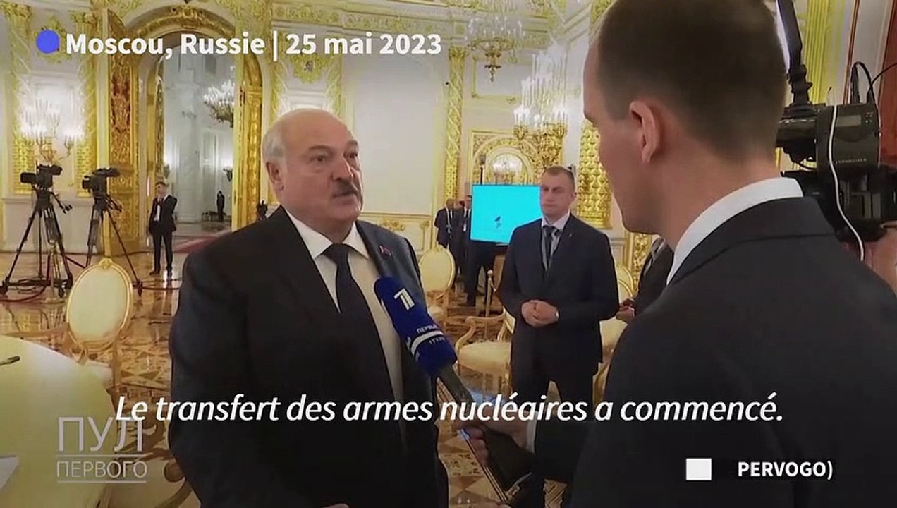 Loukachenko affirme que la Russie a commencé à déplacer des armes nucléaires vers le Bélarus